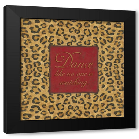 Dance Black Modern Wood Framed Art Print with Double Matting by Marrott, Stephanie