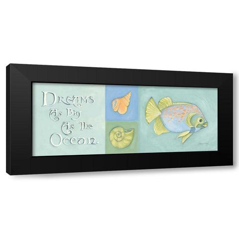 Dreams as Big as the Ocean Black Modern Wood Framed Art Print by Marrott, Stephanie