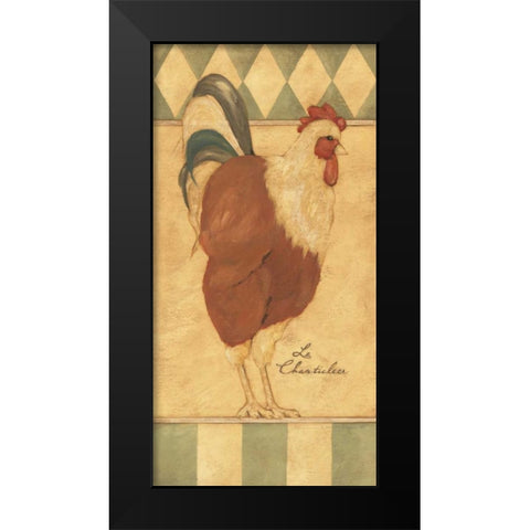 Le Chanticleer Black Modern Wood Framed Art Print by Marrott, Stephanie