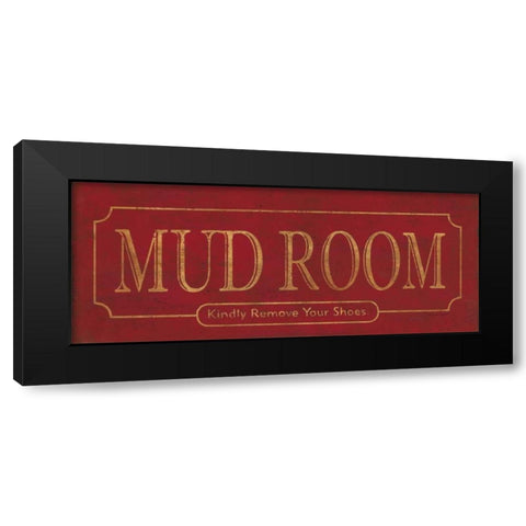 Mud Room Black Modern Wood Framed Art Print with Double Matting by Marrott, Stephanie