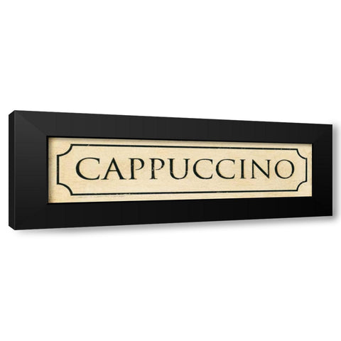 Cappuccino Black Modern Wood Framed Art Print with Double Matting by Marrott, Stephanie
