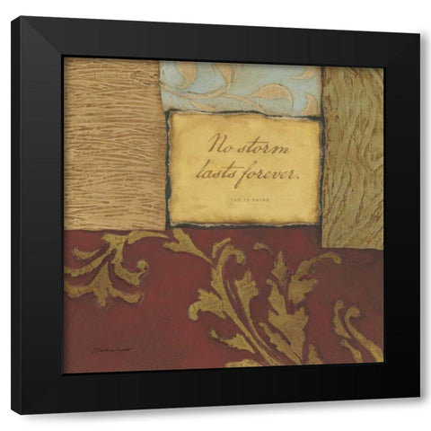 No Storm Black Modern Wood Framed Art Print by Marrott, Stephanie