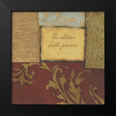 No Storm Black Modern Wood Framed Art Print by Marrott, Stephanie