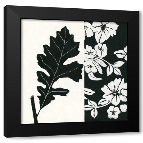 Black and White II Black Modern Wood Framed Art Print by Marrott, Stephanie