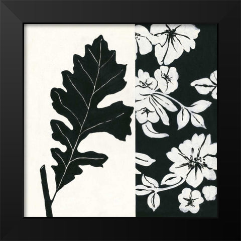Black and White II Black Modern Wood Framed Art Print by Marrott, Stephanie