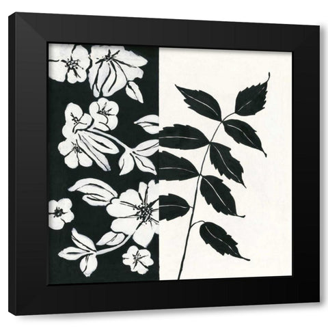 Black and White III Black Modern Wood Framed Art Print by Marrott, Stephanie
