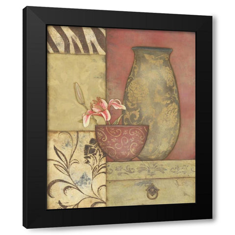 Simple Beauty I Black Modern Wood Framed Art Print by Marrott, Stephanie