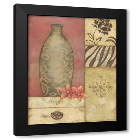 Simple Beauty II Black Modern Wood Framed Art Print with Double Matting by Marrott, Stephanie