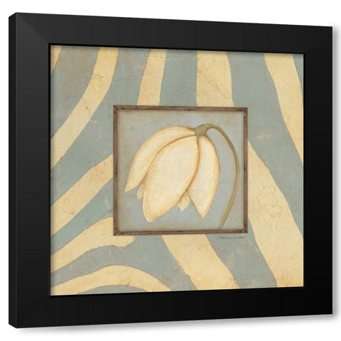 Daisy Blossom Black Modern Wood Framed Art Print by Marrott, Stephanie