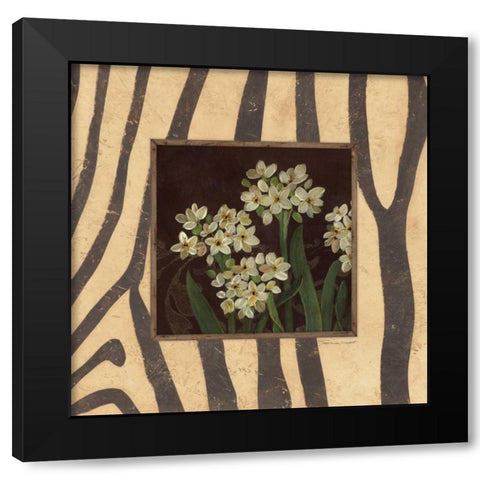Paperwhites I Black Modern Wood Framed Art Print with Double Matting by Marrott, Stephanie