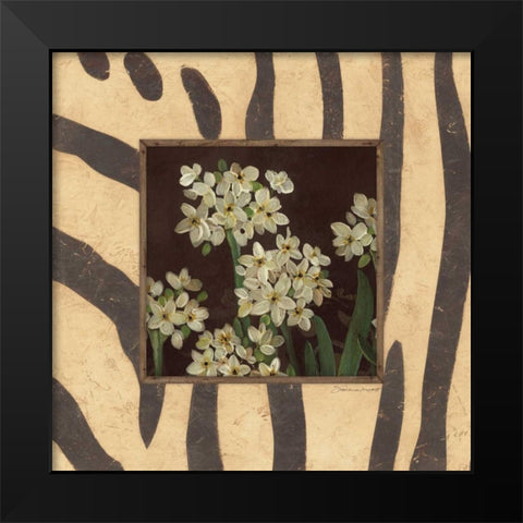 Paperwhites II Black Modern Wood Framed Art Print by Marrott, Stephanie