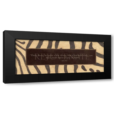 Rejuvenate Black Modern Wood Framed Art Print by Marrott, Stephanie