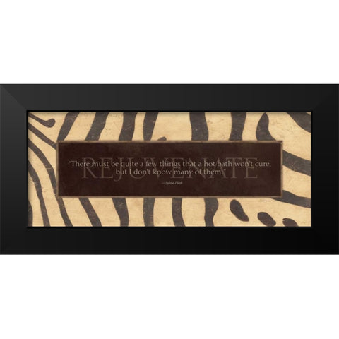 Rejuvenate Black Modern Wood Framed Art Print by Marrott, Stephanie