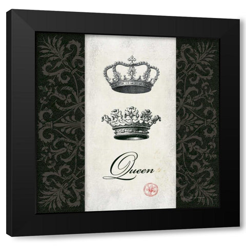 Queen Black Modern Wood Framed Art Print by Marrott, Stephanie
