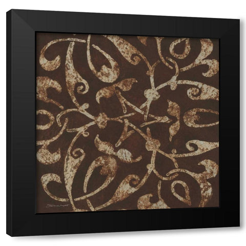 Accent in Silver II Black Modern Wood Framed Art Print with Double Matting by Marrott, Stephanie
