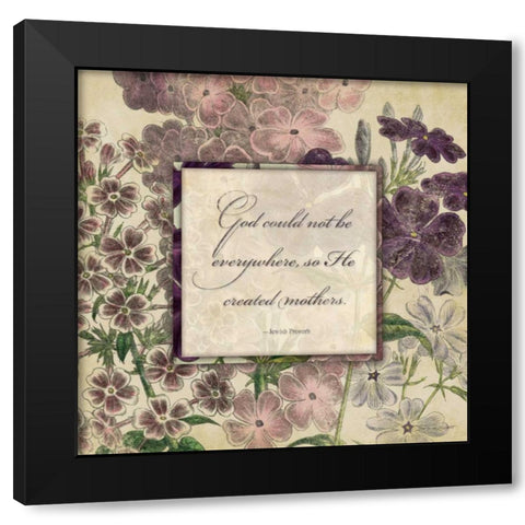 God Could Black Modern Wood Framed Art Print by Marrott, Stephanie