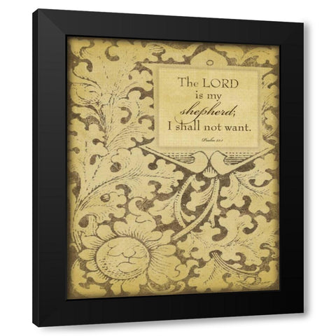 My Shepherd Black Modern Wood Framed Art Print by Marrott, Stephanie