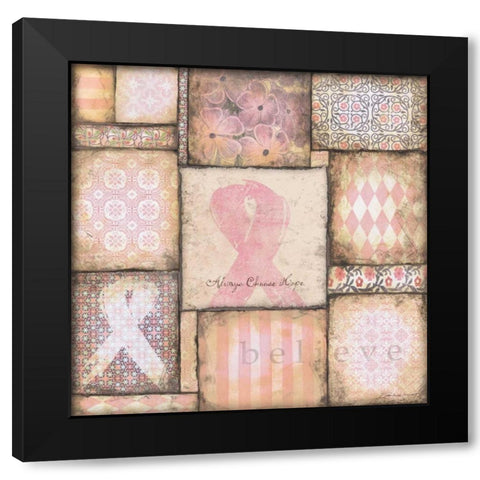Choose Hope Black Modern Wood Framed Art Print with Double Matting by Marrott, Stephanie