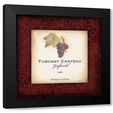 Zinfandel Black Modern Wood Framed Art Print by Marrott, Stephanie