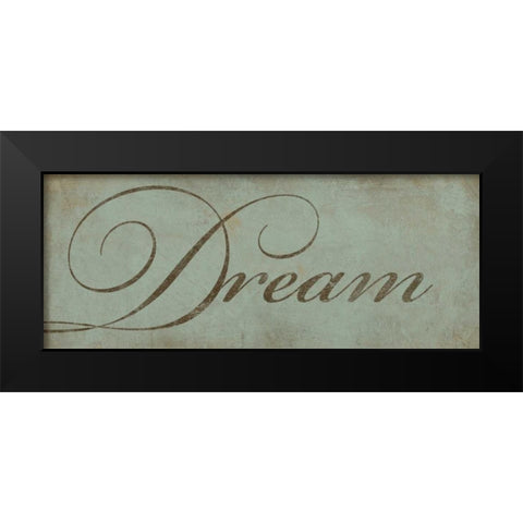 Dream Black Modern Wood Framed Art Print by Marrott, Stephanie