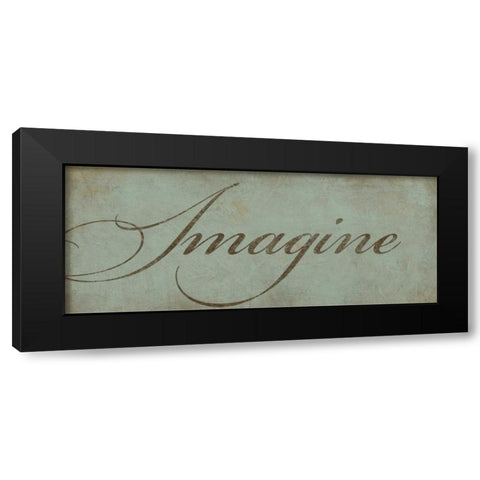 Imagine Black Modern Wood Framed Art Print with Double Matting by Marrott, Stephanie