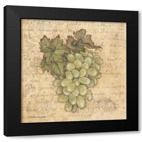 Grapes IV Black Modern Wood Framed Art Print by Marrott, Stephanie