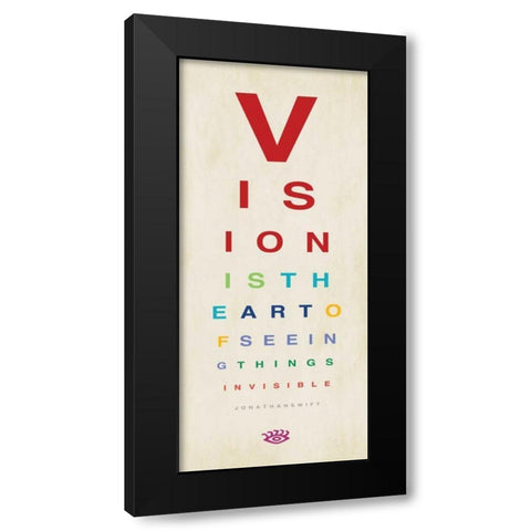 Visions Black Modern Wood Framed Art Print with Double Matting by Marrott, Stephanie