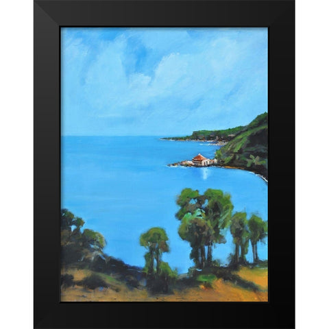 My Cove Black Modern Wood Framed Art Print by Stevens, Allayn