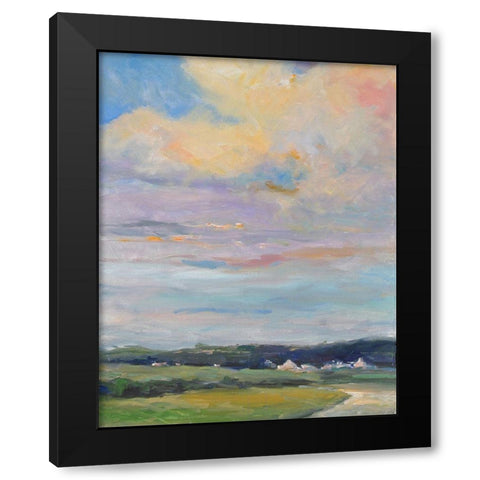 Warm Afternoon Black Modern Wood Framed Art Print with Double Matting by Stevens, Allayn