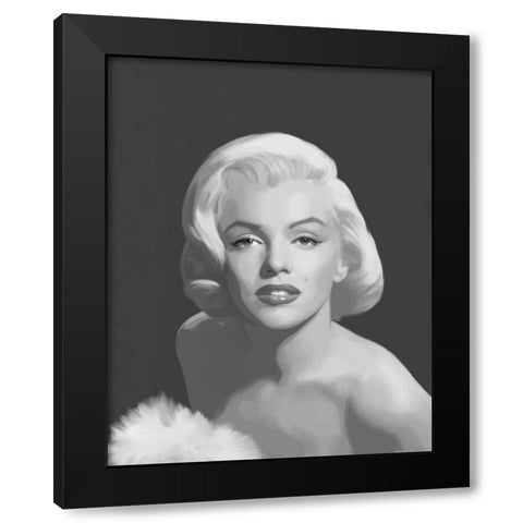 Classic Beauty I Black Modern Wood Framed Art Print by Consani, Chris