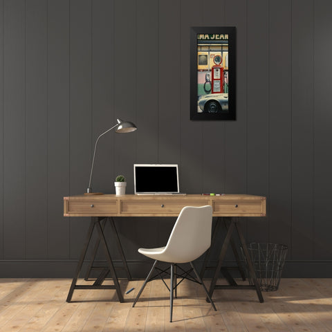 Destiny Highway Black Modern Wood Framed Art Print by Consani, Chris