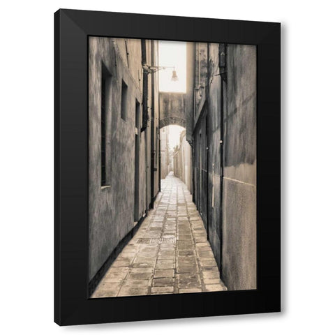 Sized alley 1 Black Modern Wood Framed Art Print by Carlier, Dick