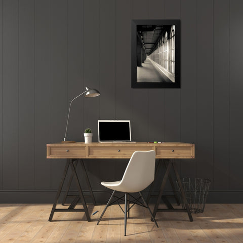 Sized alley 2 Black Modern Wood Framed Art Print by Carlier, Dick
