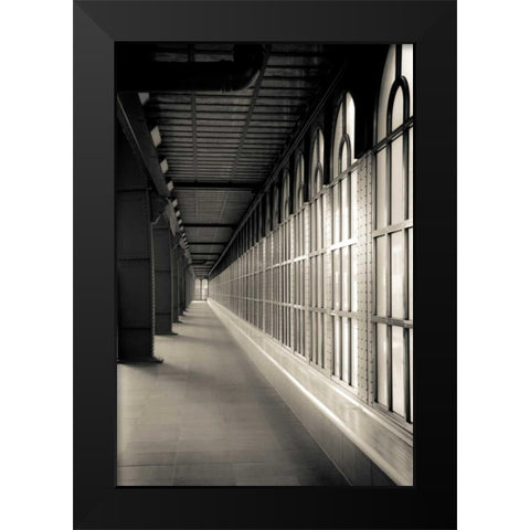 Sized alley 2 Black Modern Wood Framed Art Print by Carlier, Dick