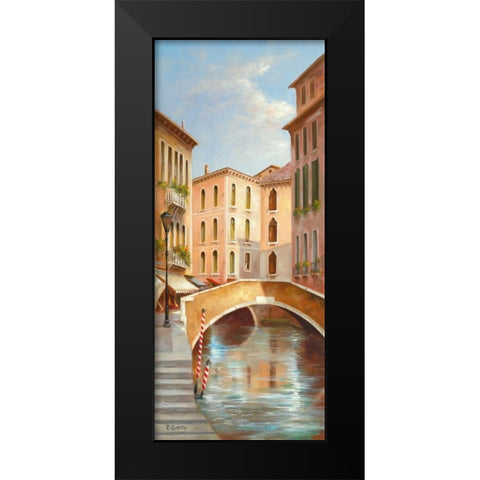 Memories Of Venice I Black Modern Wood Framed Art Print by Smith, B.