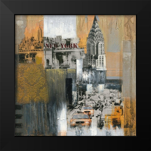 EMPIRE STATE BLDG Black Modern Wood Framed Art Print by Pax