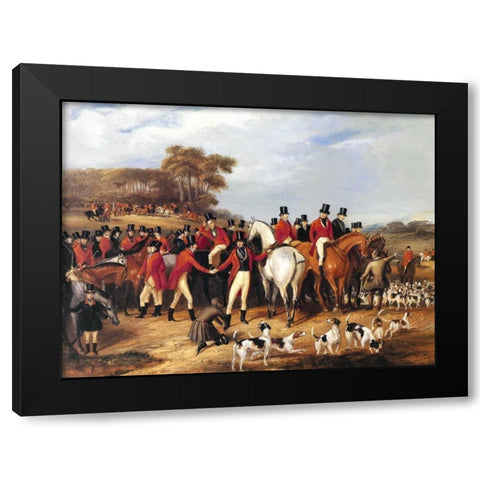 Tipperary Boys Black Modern Wood Framed Art Print by Turner, Francis Calcraft