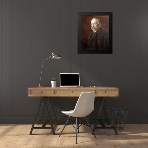 Thomas Flaherty Black Modern Wood Framed Art Print by Eakins, Thomas
