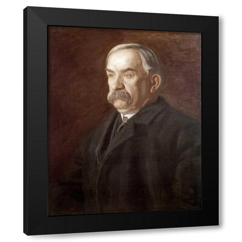 Thomas Flaherty Black Modern Wood Framed Art Print by Eakins, Thomas