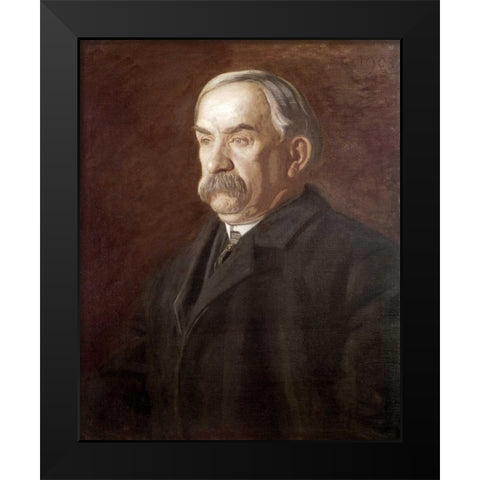 Thomas Flaherty Black Modern Wood Framed Art Print by Eakins, Thomas