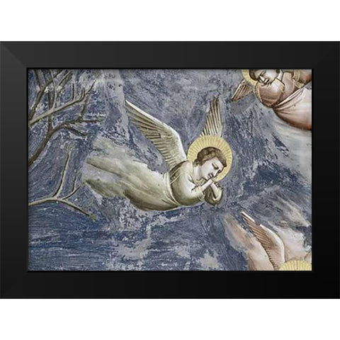 Lamentation (Detail) Black Modern Wood Framed Art Print by Giotto