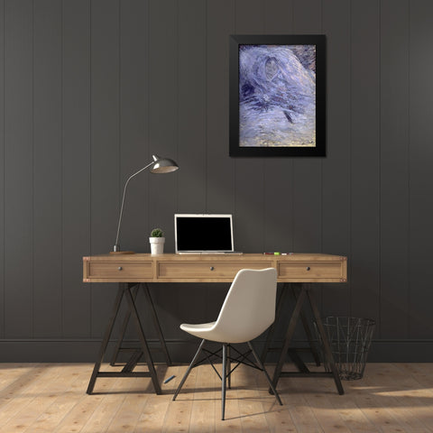 Camille Monet on her Deathbed Black Modern Wood Framed Art Print by Monet, Claude