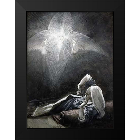 Vision of Joseph Black Modern Wood Framed Art Print by Tissot, James