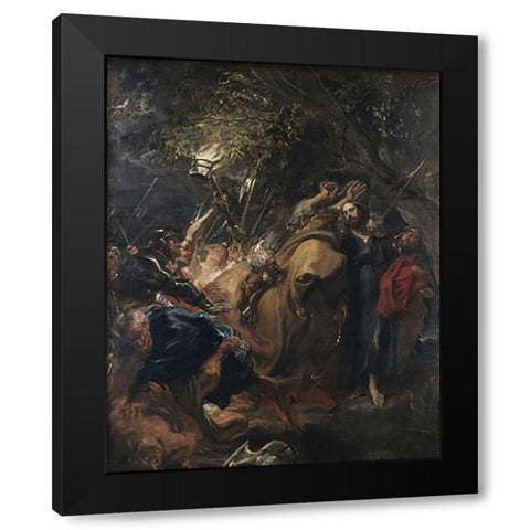 The Betrayal of Museumist Black Modern Wood Framed Art Print by Van Dyck, Anthony