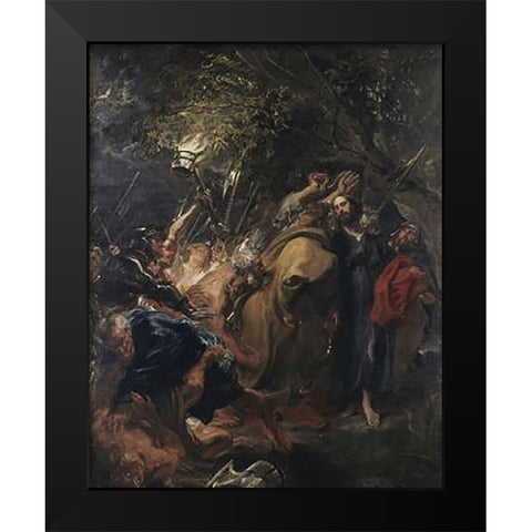 The Betrayal of Museumist Black Modern Wood Framed Art Print by Van Dyck, Anthony