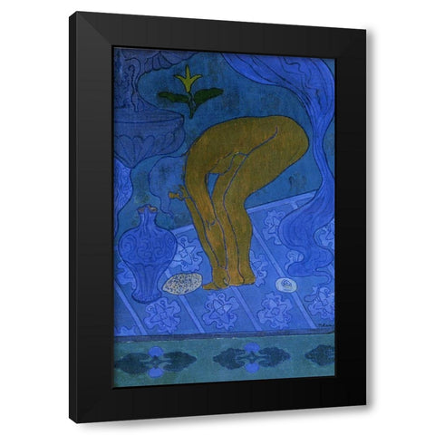 Lustral Black Modern Wood Framed Art Print with Double Matting by Ranson, Paul