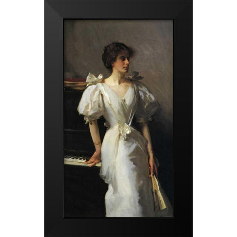 Catherine Vlasto 1897 Black Modern Wood Framed Art Print by Sargent, John Singer