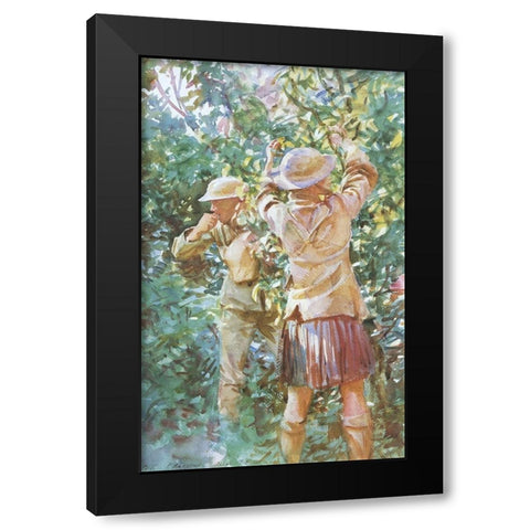 Thou Shalt Not Steal Black Modern Wood Framed Art Print with Double Matting by Sargent, John Singer