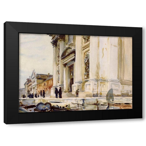 Venice Gesuati 1902-04 Black Modern Wood Framed Art Print with Double Matting by Sargent, John Singer