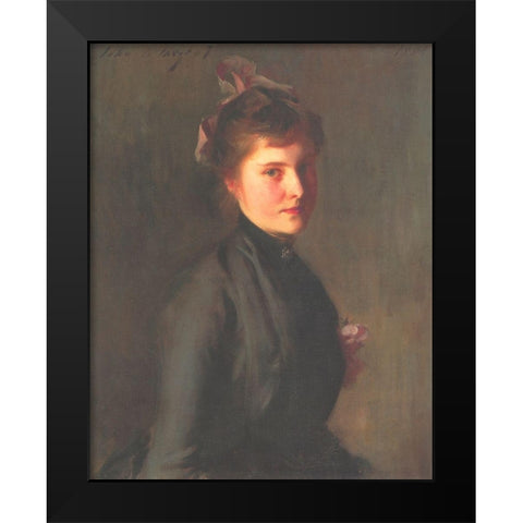Violet Black Modern Wood Framed Art Print by Sargent, John Singer